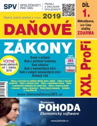 Daňové zákony 2019 ČR XXL ProFi (díl první, první vydání)