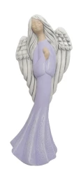 Anjel sadrový (155) - fialový