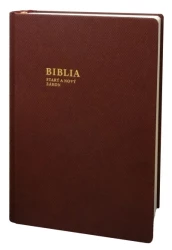 BIBLIA Starý a Nový zákon / SSV - baklažánová