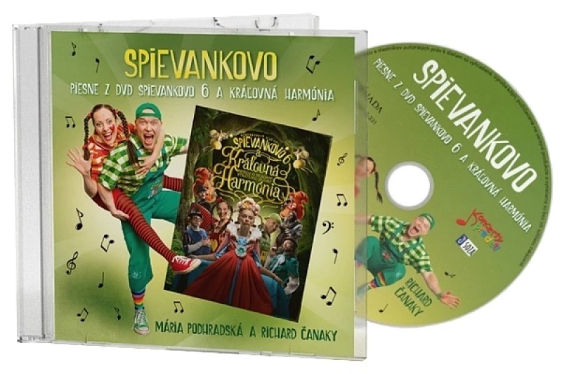 CD - Piesne z DVD Spievankovo 6 a Kráľovná Harmónia