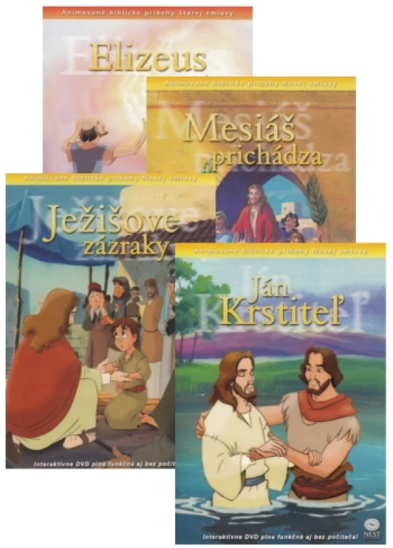 DVD - Animované biblické príbehy (sada 2)