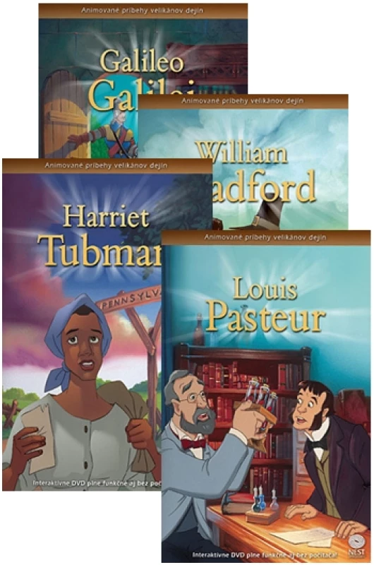 DVD - Animované príbehy velikánov dejín (sada 5)