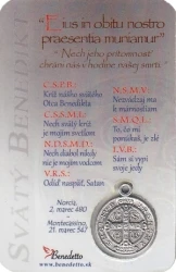 Kartička Svätý Benedikt (RN03)