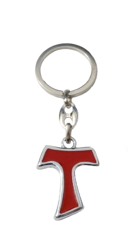 Kľúčenka kov. (KP030CS) TAU - červená