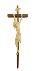 Kríž drev. (KDZ004) štylka - 27 cm