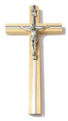 Kríž drev. s lištou (KVZ008) 26 cm - prírodný