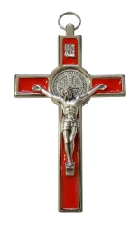Kríž kov. Benediktínsky (4340) - červený
