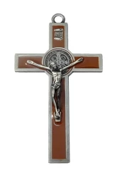 Kríž kov. Benediktínsky (K2063S) - hnedý