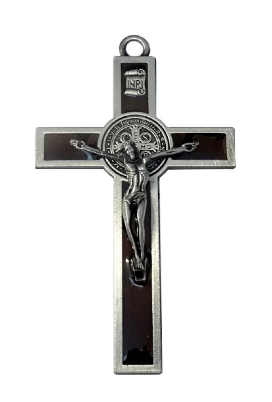 Kríž kov. Benediktínsky (K2063S) - tm. hnedý