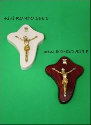 Kríž mini RONDO s Ježišom (568C, 568F)