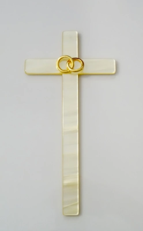 Kríž s obrúčkami (25704) - Avorio