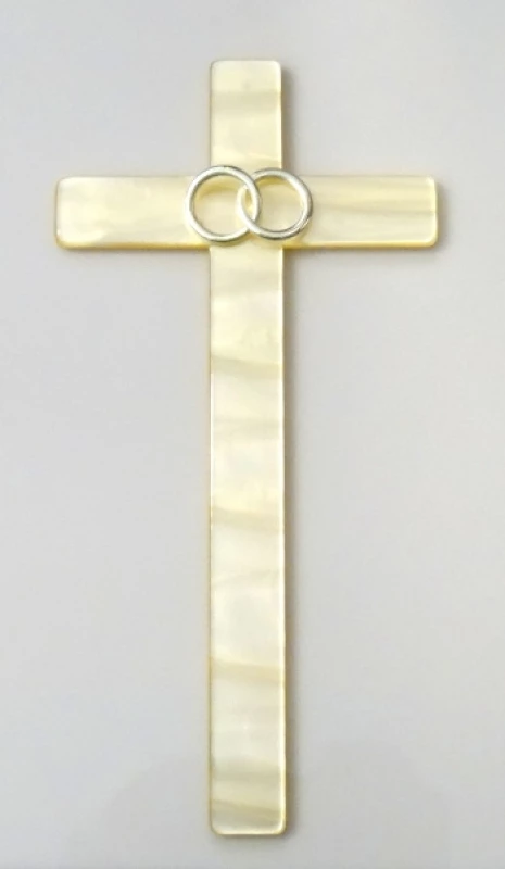 Kríž s obrúčkami (25756) - Avorio