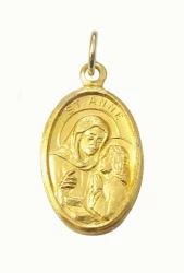 Medailón (MEZ005) zlatý - sv. Anna