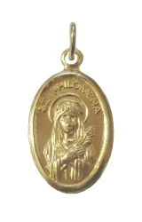 Medailón (MEZ005) zlatý - sv. Filoména