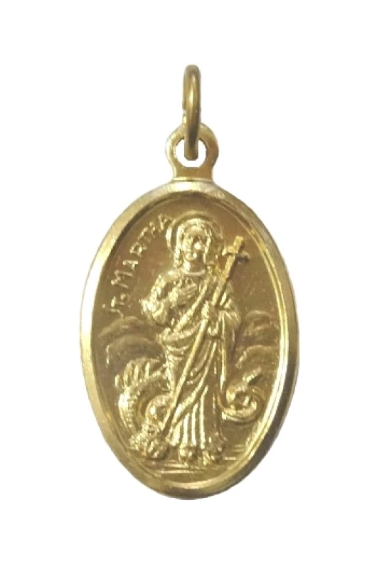 Medailón (MEZ005) zlatý - sv. Marta