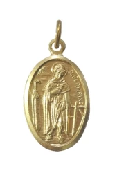 Medailón (MEZ005) zlatý - sv. Peregrín