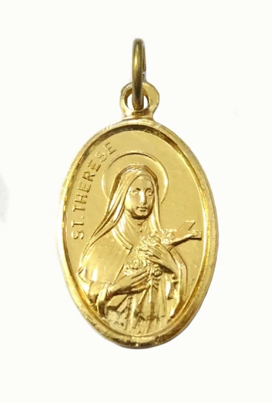 Medailón (MEZ005) zlatý - sv. Terézia
