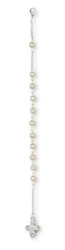 Náramok des. (1601) guľôčky perleť