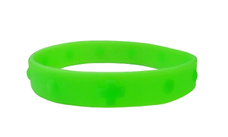 Náramok des. gum. (2106-2) - zelený