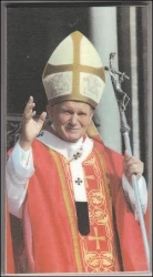 Obraz na dreve: Ján Pavol II. / FM (12x6,5)