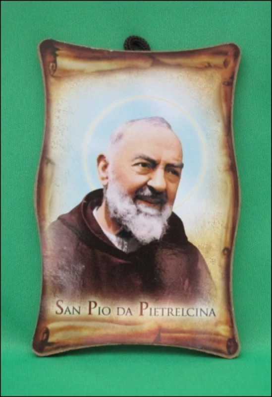 Obraz na dreve: San Pio Da Pietrelcina (11x7)