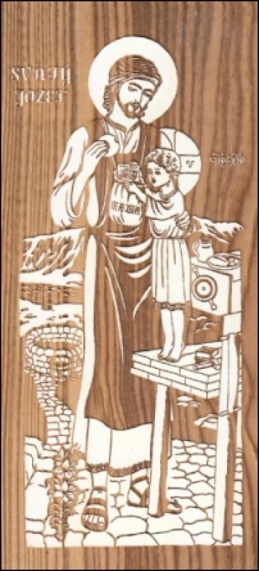 Obraz na dreve: Svätý Jozef / Z