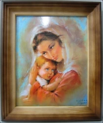 Obraz: Panna Mária s dieťaťom 2. (26634)