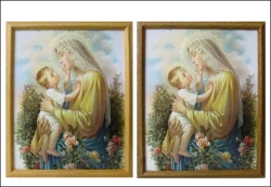 Obraz: Panna Mária s dieťaťom A4/AN  (37314)