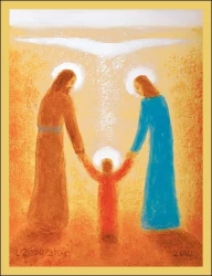 Obraz: Svätá rodina  15 x 10 cm
