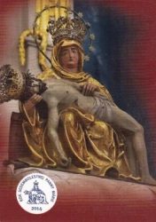 Obrázok (OL007) s modlitbou k Sedembolestnej Panne Márii za vlasť