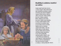 Obrázok lam. (Z004) Modlitba k svätému Jozefovi za rodinu