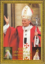 Obrázok s modlitbou - Svätý Otec Ján Pavol II.