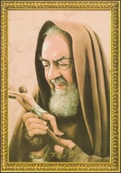 Obrázok s modlitbou A6 Pater Pio