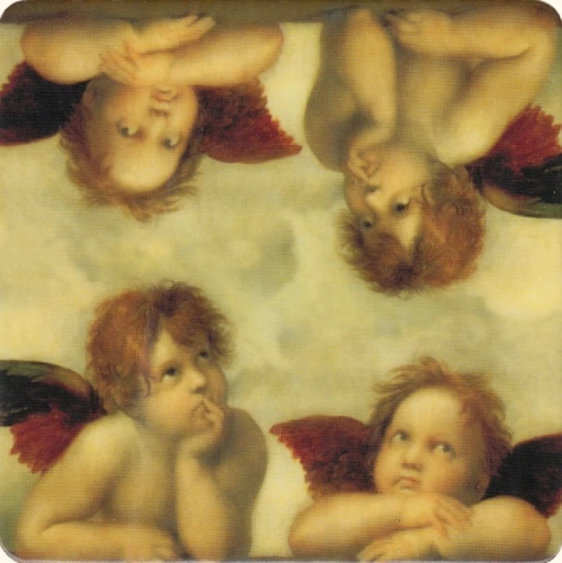 Podložka pod pohár - Anjeli baroko