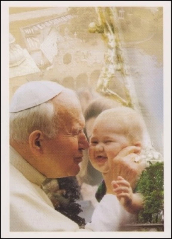 Pohľadnica: Sv. Otec Ján Pavol II. (bez textu) / Z