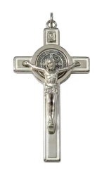 Prívesok (PZ003) Benediktínsky kríž - biely