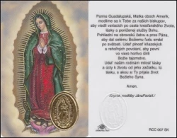 RCC kartička - Panna Mária Guadalupská (RCC007SK)