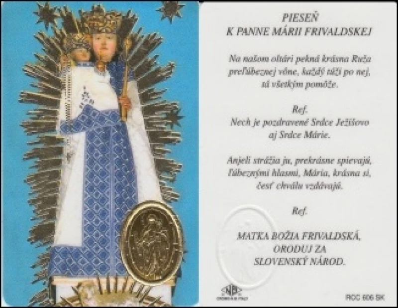 RCC kartička - Pieseň k Panne Márii Frivaldskej (RCC606SK)
