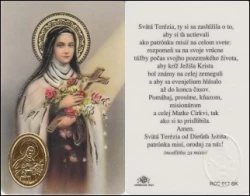 RCC kartička - Sv. Terézia / modlitba za misie (RCC017SK)
