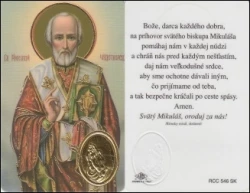 RCC kartička - Sv. Mikuláš (RCC546SK)