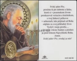 RCC kartička - Svätý páter Pio (RCC539SK)