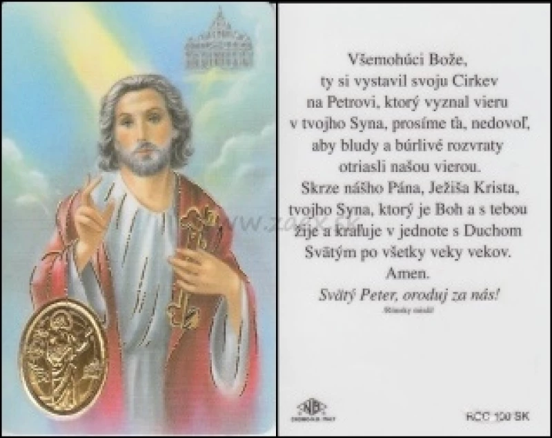 RCC kartička - Svätý Peter (RCC100SK)