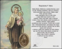 RCC kartička - Škapuliarska Panna Mária (RCC4SK)