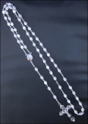 Ruženec (RKZ006) biely, perleť
