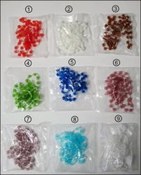 Ruženec plastový (RKZ007) farebný
