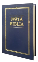 Svätá Biblia - Roháček, rodinný formát - modrá