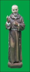 Svätý Páter Pio (PB5473C) - 12cm
