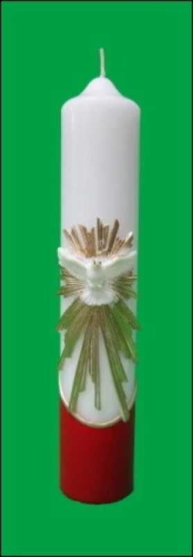 Sviečka 400g Duch svätý - biela