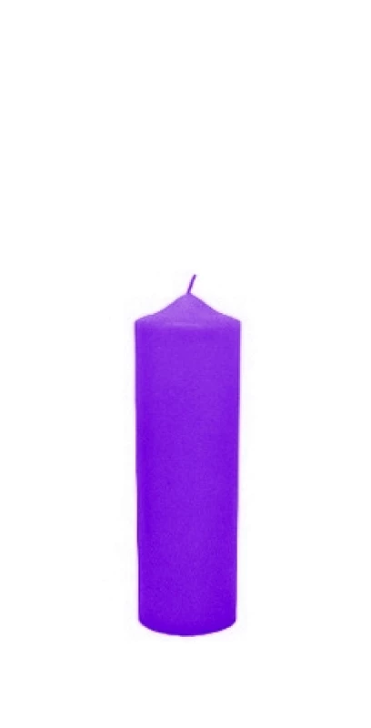 Sviečka kostolná 250g - fialová