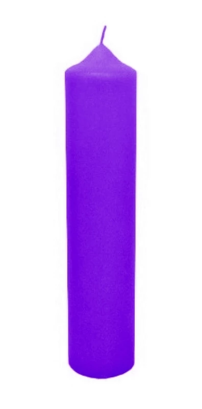 Sviečka kostolná 700g - fialová